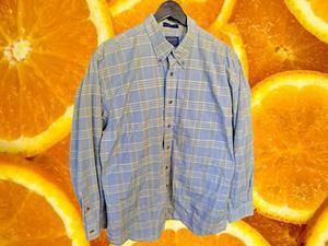 Pendleton Blue‎ and Yellow Button Up Shirt Size Large